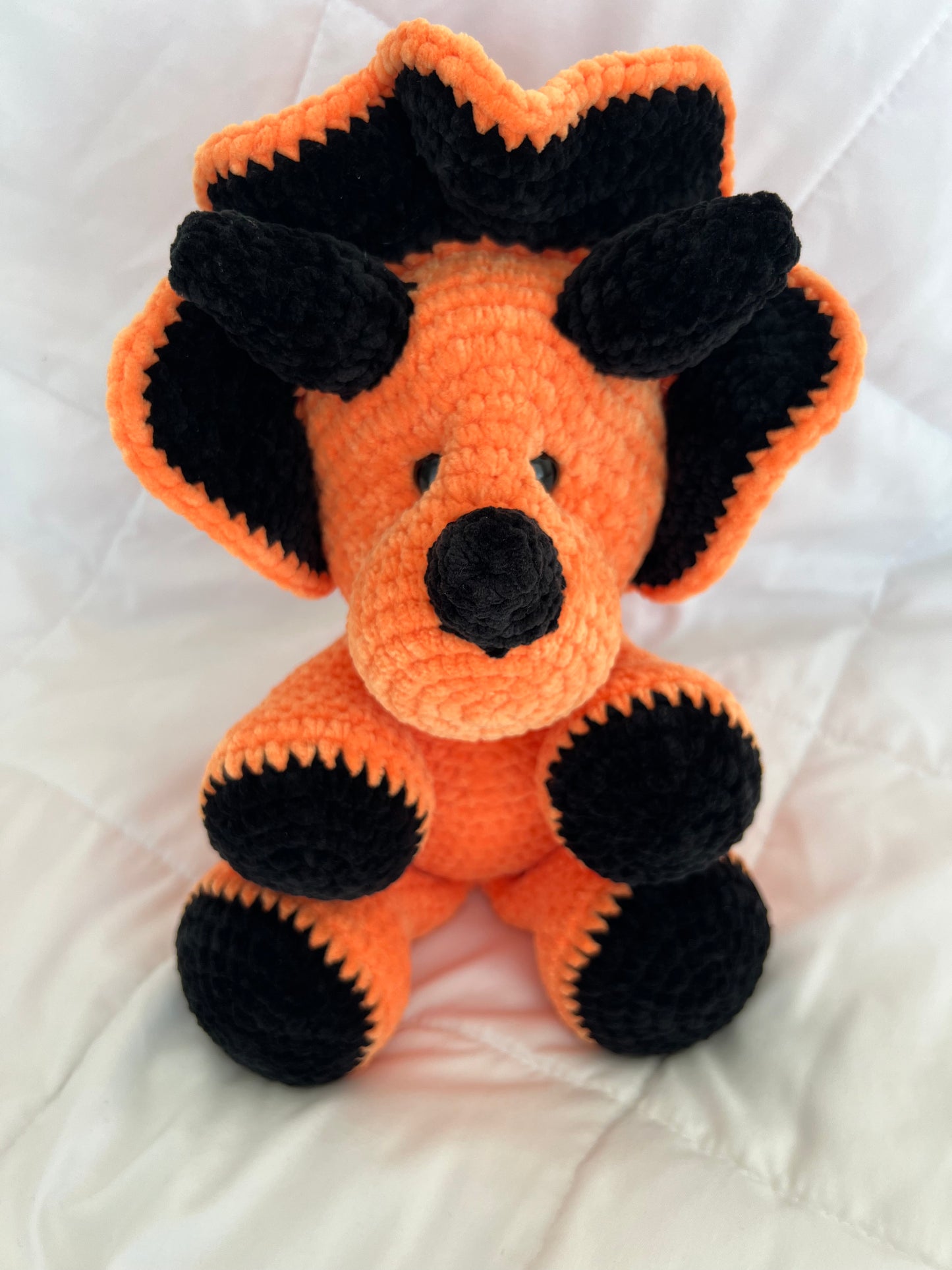 Orange Triceratops