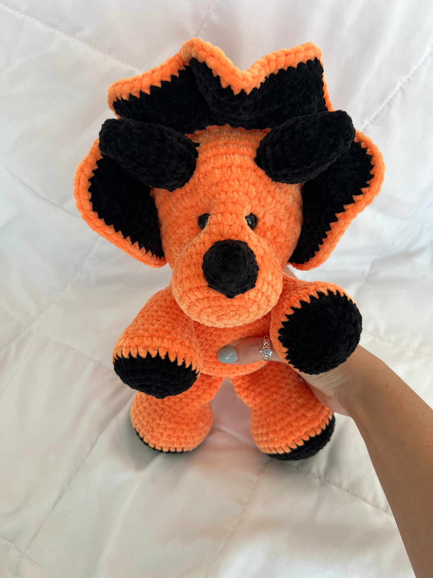 Orange Triceratops