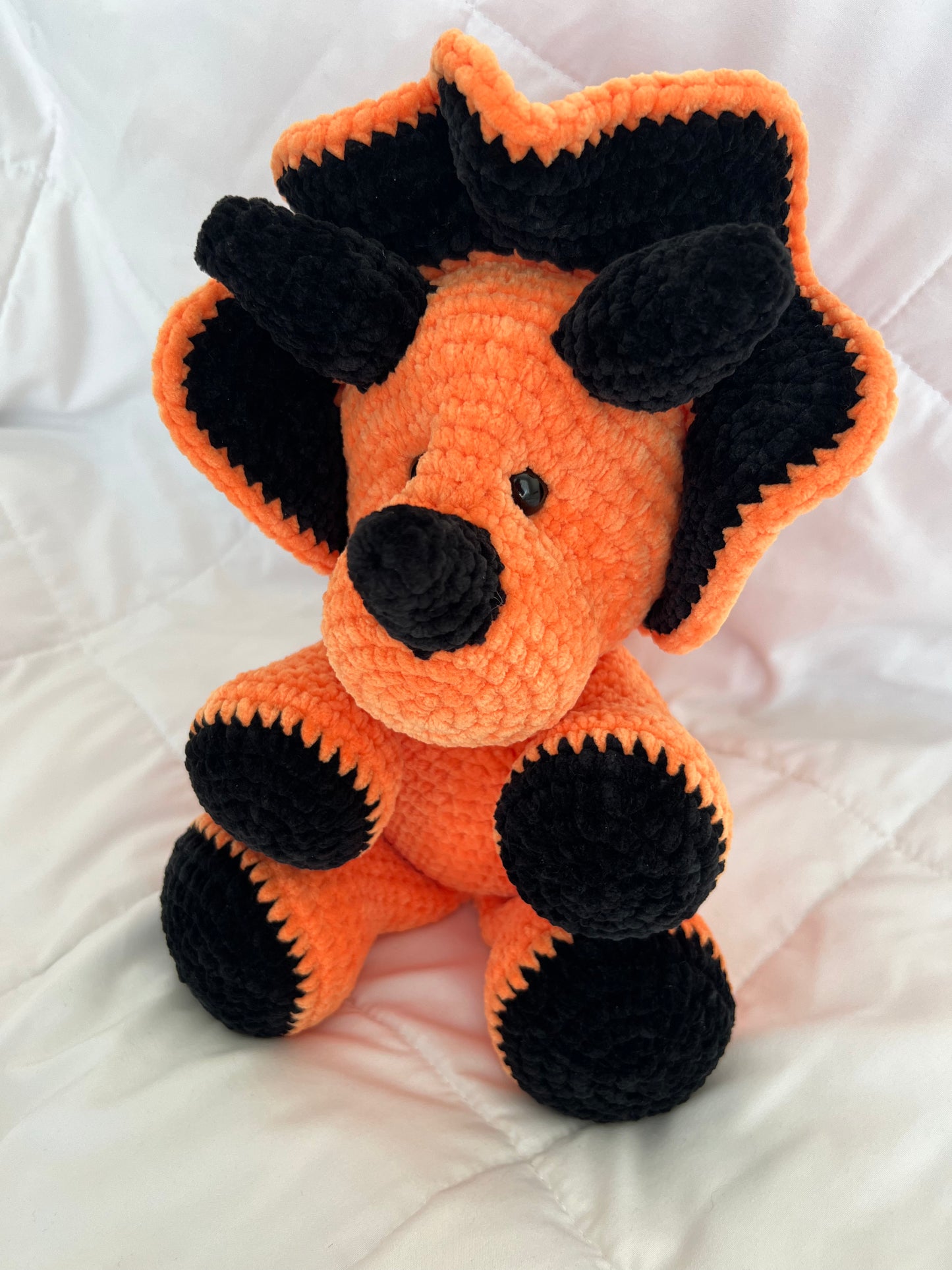 Orange Triceratops